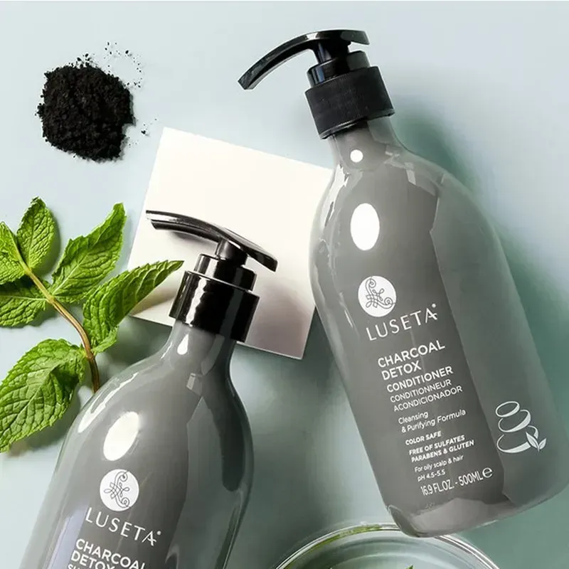 Кондиціонер зволожуючий для гладкості Luseta Beauty Charcoal Detox 500 мл