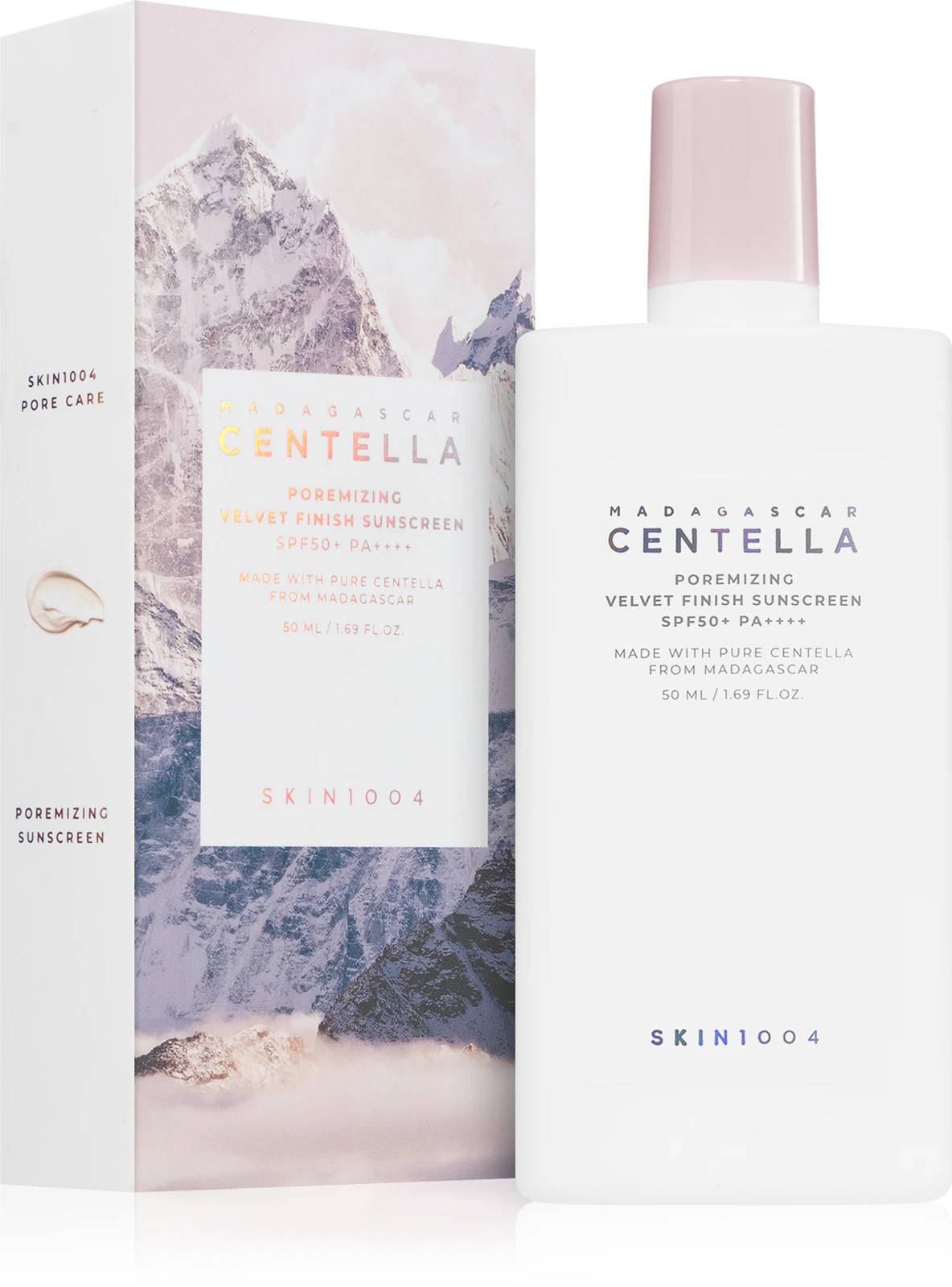 Тонуючий сонцезахисний крем SPF50+ PA++++ SKIN1004 - Centella Poremizing Velvet Finish Sunscreen 50ml