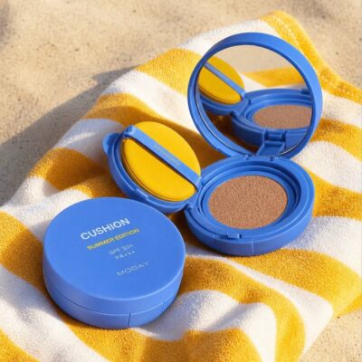 Адаптивний сонцезахисний кушон AIR CUSHION BB CREAM SPF 50+PA+++ з ніацинамідом та пантенолом 15 грам + Змінний блок в подарунок