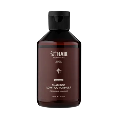 Зміцнюючий безсульфатний шампунь для кучерявого волосся Fut HAIR Curly Code Shampoo Low-poo formula, 250 мл