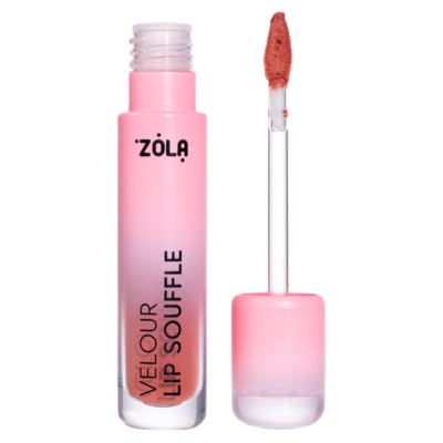 Оксамитова матова помада ZOLA  VELOUR LIP SOUFFLE 03 TOFFEE