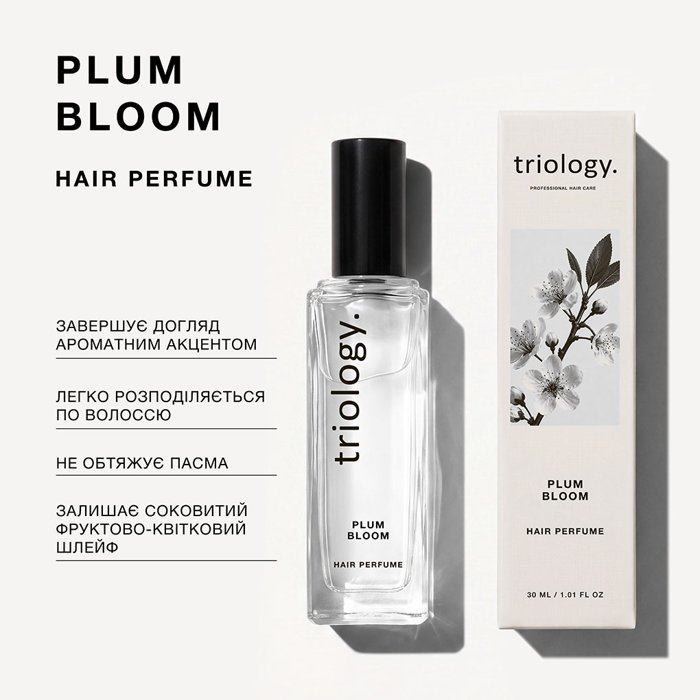 Парфумована вода для волосся Plum bloom Triology 30 мл