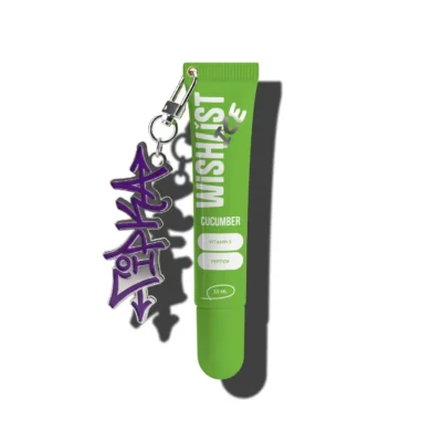 Бальзам блиск WISHLiST + Кажанна CUCUMBER ICE з брелоком-іграшкою "ГіркА" 10 мл