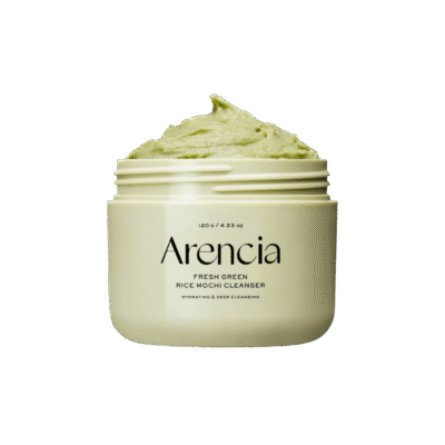 Зволожуюча та очищувальна паста для вмивання обличчя Arencia fresh green rice mochi cleanser 120г