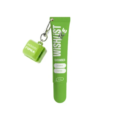 Бальзам блиск WISHLiST + Кажанна CUCUMBER ICE з брелоком-іграшкою "ГіркА" 10 мл