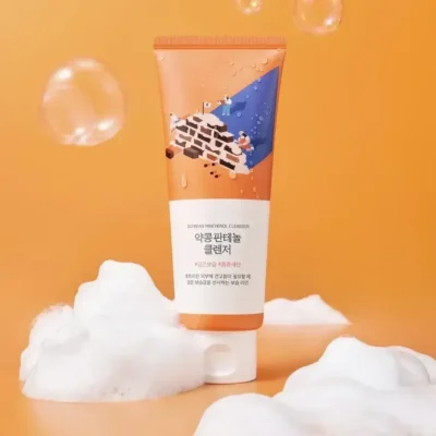 Пінка для вмивання з екстрактом соєвих бобів та пантенолом ROUND LAB Soybean Panthenol Cleanser, 150 ml