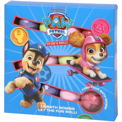 Шипучі бомбочки для ванни дитячі Paw Patrol Nickelodeon 12 шт