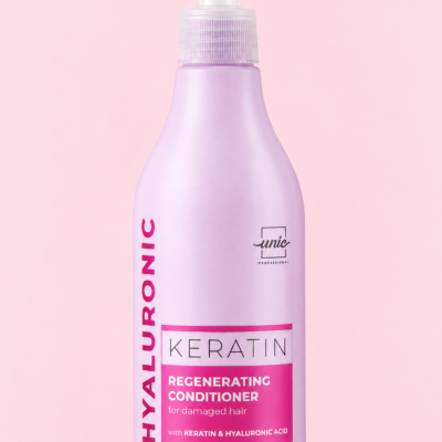 Кондиціонер для пошкодженого волосся Unic Hyaluronic Keratin Regenerating Conditioner 500 мл