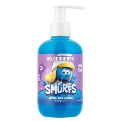 Натуральний дитячий шампунь для волосся із ароматом журавлини Mr.SCRUBBER The Smurfs