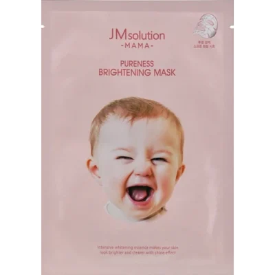 Тканинна маска для яскравості та сяйва шкіри JMsolution Mama Pureness Brightening Mask 30 мл
