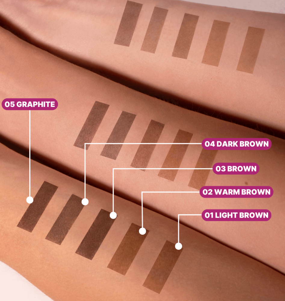 Фарба для брів з колагеном у саше ZOLA eyebrow tint with collagen