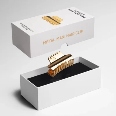Металева заколка для волосся Sisters Aroma Gold Maxi