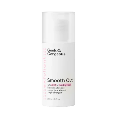 Geek & Gorgeous Smooth Out — ексфоліант з AHA-кислотами та екстрактом кактуса, 30 мл