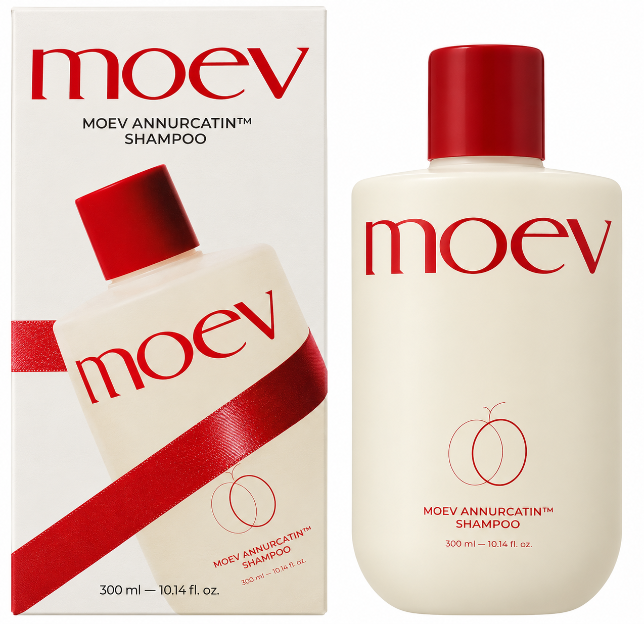 Зміцнювальний шампунь для надання об'єму тонкому волоссю Moev Annurcatin Shampoo 300 ml