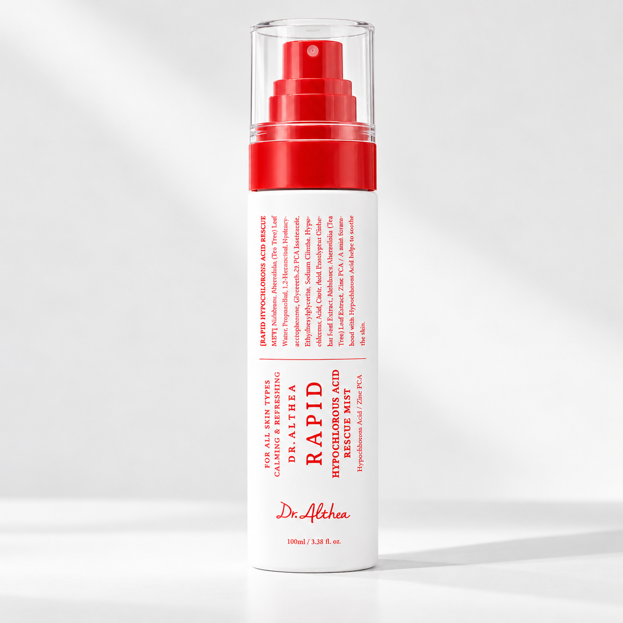 Заспокійливий міст для обличчя з гіпохлоридною кислотою Dr.Althea Rapid Hypochlorous Acid Rescue Mist 100 мл