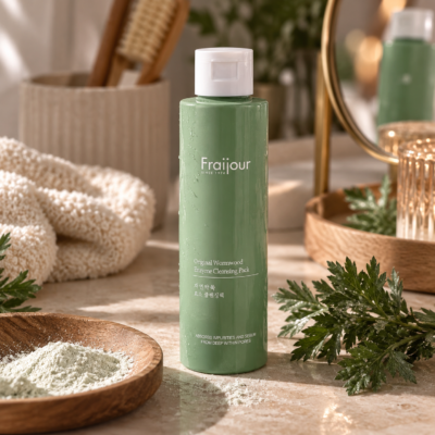 Fraijour Ензимна маска-пудра для обличчя РОСЛИННІ ЕКСТРАКТИ Original Wormwood Enzyme Cleansing Pack, 80 г