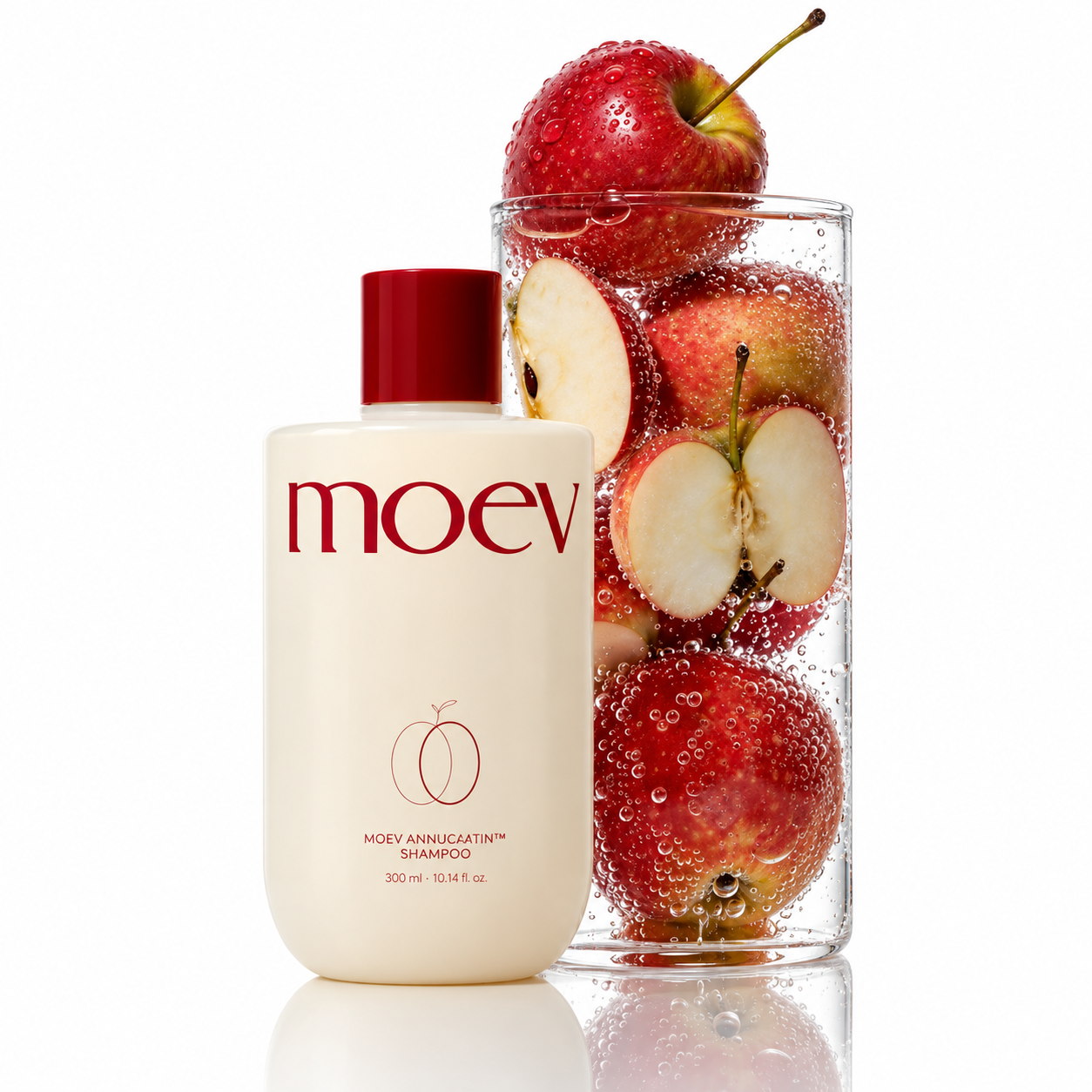 Зміцнювальний шампунь для надання об'єму тонкому волоссю Moev Annurcatin Shampoo 300 ml