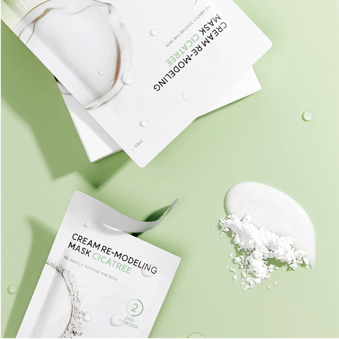 Заспокійлива альгінатна маска з центелою та чайним деревом Arocell Cream Remodeling Mask Cicatree