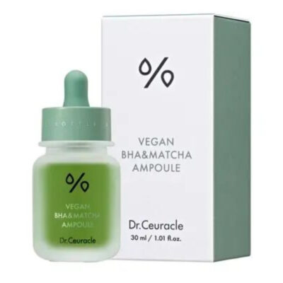 Ампульна сироватка з BHA кислотою та екстрактом матча Dr.Ceuracle Vegan BHA&Matcha Ampoule 30 ml