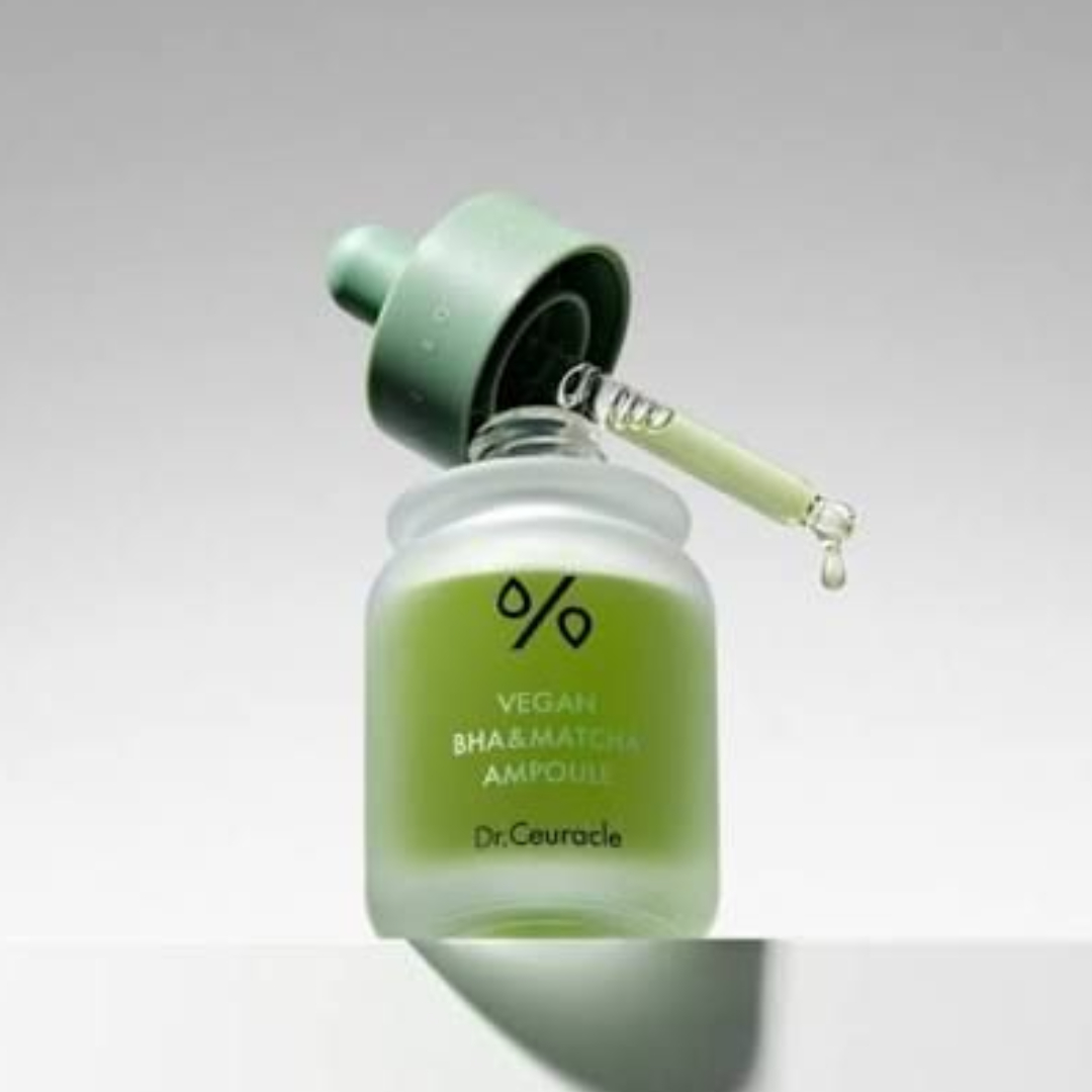 Ампульна сироватка з BHA кислотою та екстрактом матча Dr.Ceuracle Vegan BHA&Matcha Ampoule 30 ml