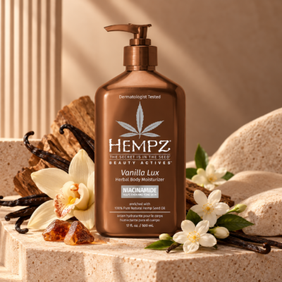 Молочко для тіла з ніацинамідом Hempz "Ваніль Люкс"