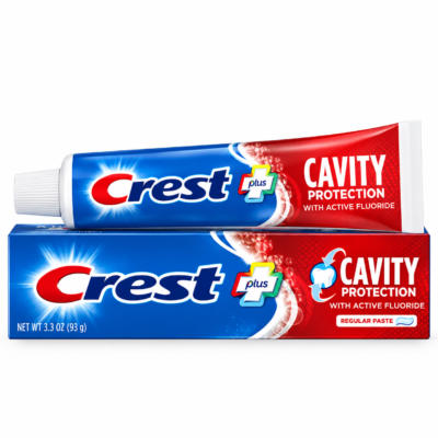 Зубна паста Crest Cavity Protection Plus with active fluoride Regular Paste 232g